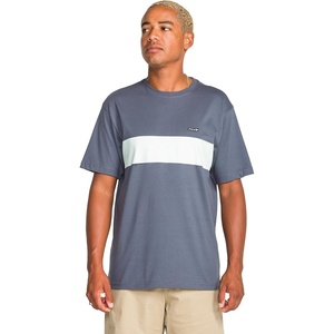 image:imageVolcom Mens Striped Knit TShirt  Short Sleeve Crewneck Tee Soft Cotton JerseyDark Slate