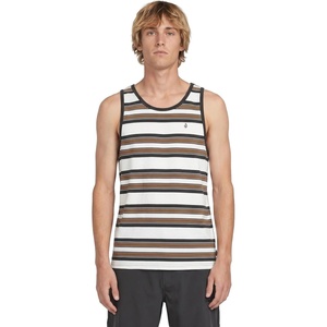 image:imageVolcom Mens Sylvan Striped Tank Top  Soft Cotton Sleeveless Shirt with Yarndye Stripe PatternPatriotic