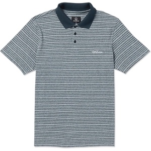 image:imageVolcom Mens Wowzer Modern Fit Short Sleeve Polo ShirtIndigo Ridge