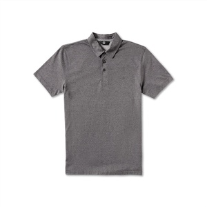 image:imageVolcom Mens Wowzer Modern Fit Short Sleeve Polo ShirtStealth 1