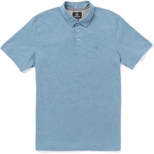 image:imageVolcom Mens Wowzer Modern Fit Short Sleeve Polo ShirtStone Blue