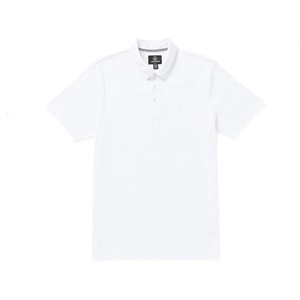 image:imageVolcom Mens Wowzer Modern Fit Short Sleeve Polo ShirtWhite