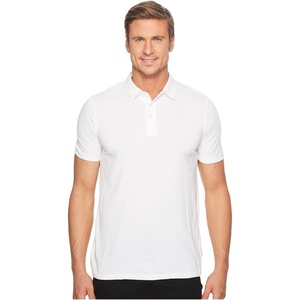 image:imageVolcom Mens Wowzer Modern Fit Short Sleeve Polo ShirtWhite Light