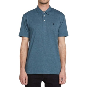 image:imageVolcom Short Sleeve Polo Shirt  Classic Fit Soft Cotton Blend Modern Casual StyleAirforce Blue