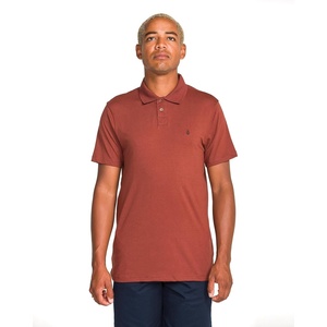 image:imageVolcom Short Sleeve Polo Shirt  Classic Fit Soft Cotton Blend Modern Casual StyleCinnamon