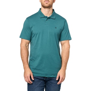 image:imageVolcom Short Sleeve Polo Shirt  Classic Fit Soft Cotton Blend Modern Casual StyleCosmic Blue