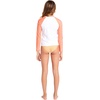 image:imageVolcom Girls Simply Core Lycra Long Sleeve Rashguard 50 Uv ProtectionDark Coral