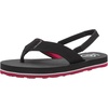 image:imageVolcom Little Kids Unisex Victor Heelstrap SandalBlackRed