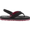 image:imageVolcom Little Kids Unisex Victor Heelstrap SandalBlackRed