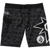 image:imageVolcom Mens 16 Elastic Waist Swim Trunks Stretchable UPF 50 Quick Dry Swim BottomsAsphalt Black