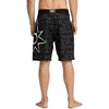 image:imageVolcom Mens 16 Elastic Waist Swim Trunks Stretchable UPF 50 Quick Dry Swim BottomsAsphalt Black