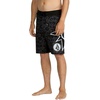 image:imageVolcom Mens 16 Elastic Waist Swim Trunks Stretchable UPF 50 Quick Dry Swim BottomsAsphalt Black