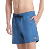 image:imageVolcom Mens 16 Elastic Waist Swim Trunks Stretchable UPF 50 Quick Dry Swim BottomsBlueberry