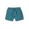 image:imageVolcom Mens 16 Elastic Waist Swim Trunks Stretchable UPF 50 Quick Dry Swim BottomsHydro Blue