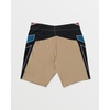 image:imageVolcom Mens 16 Elastic Waist Swim Trunks Stretchable UPF 50 Quick Dry Swim BottomsKhakhaki
