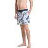 image:imageVolcom Mens 16 Elastic Waist Swim Trunks Stretchable UPF 50 Quick Dry Swim BottomsLight Blue Acid