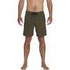 image:imageVolcom Mens 16 Elastic Waist Swim Trunks Stretchable UPF 50 Quick Dry Swim BottomsMilitary