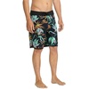 image:imageVolcom Mens 19 ModTech Board Shorts Performance UPF 50 Sun Protection QuickDry Swim BottomsBlack Green