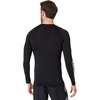 image:imageVolcom Mens Compression Fit Long Sleeve Rashguard  UPF 50 Sun Protection QuickDry Performance ShirtBlkstone