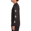 image:imageVolcom Mens Compression Fit Long Sleeve Rashguard  UPF 50 Sun Protection QuickDry Performance ShirtBlue