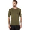 image:imageVolcom Mens Compression Fit Short Sleeve Rashguard  UPF 50 QuickDry UV Protection Performance ShirtOlive