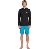 image:imageVolcom Mens Long Sleeve Rashguard  UPF 50 Sun Protection QuickDry Performance Swim ShirtBlack Ombre