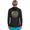 image:imageVolcom Mens Long Sleeve Rashguard  UPF 50 Sun Protection QuickDry Performance Swim ShirtBlack Ombre