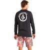 image:imageVolcom Mens Long Sleeve Rashguard  UPF 50 Sun Protection QuickDry Performance Swim ShirtBlack Out