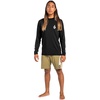 image:imageVolcom Mens Long Sleeve Rashguard  UPF 50 Sun Protection QuickDry Performance Swim ShirtBlack Out