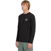 image:imageVolcom Mens Long Sleeve Rashguard  UPF 50 Sun Protection QuickDry Performance Swim ShirtBlackombre
