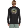 image:imageVolcom Mens Long Sleeve Rashguard  UPF 50 Sun Protection QuickDry Performance Swim ShirtBlackombre