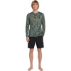 image:imageVolcom Mens Long Sleeve Rashguard  UPF 50 Sun Protection QuickDry Performance Swim ShirtCamoflauge