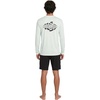 image:imageVolcom Mens Long Sleeve Rashguard  UPF 50 Sun Protection QuickDry Performance Swim ShirtCloud Blue