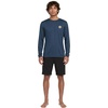 image:imageVolcom Mens Long Sleeve Rashguard  UPF 50 Sun Protection QuickDry Performance Swim ShirtDeepblue