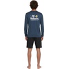 image:imageVolcom Mens Long Sleeve Rashguard  UPF 50 Sun Protection QuickDry Performance Swim ShirtDeepblue