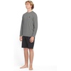 image:imageVolcom Mens Long Sleeve Rashguard  UPF 50 Sun Protection QuickDry Performance Swim ShirtHeather Grey