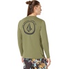 image:imageVolcom Mens Long Sleeve Rashguard  UPF 50 Sun Protection QuickDry Performance Swim ShirtMilitary Taunt