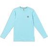 image:imageVolcom Mens Long Sleeve Rashguard  UPF 50 Sun Protection QuickDry Performance Swim ShirtResin Blue