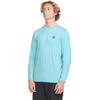 image:imageVolcom Mens Long Sleeve Rashguard  UPF 50 Sun Protection QuickDry Performance Swim ShirtResin Blue