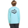 image:imageVolcom Mens Long Sleeve Rashguard  UPF 50 Sun Protection QuickDry Performance Swim ShirtResin Blue
