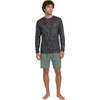 image:imageVolcom Mens Long Sleeve Rashguard  UPF 50 Sun Protection QuickDry Performance Swim ShirtStealth
