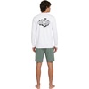image:imageVolcom Mens Long Sleeve Rashguard  UPF 50 Sun Protection QuickDry Performance Swim ShirtWhite