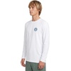 image:imageVolcom Mens Long Sleeve Rashguard  UPF 50 Sun Protection QuickDry Performance Swim ShirtWhite Stripe