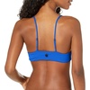 image:imageVolcom Simply Seam Less Vneck Bikini Top SwimwearMarina Blue