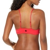 image:imageVolcom Simply Seam Less Vneck Bikini Top SwimwearTrue Red