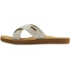 image:imageVolcom Womens All Day Double Cross Slide Sandals  Cross Strap Slides for Everyday WearCream