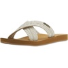 image:imageVolcom Womens All Day Double Cross Slide Sandals  Cross Strap Slides for Everyday WearCream