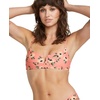 image:imageVolcom Womens Bikini Top Removable Cups Adjustable Straps Underwire Support Beach amp Pool WearSun
