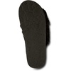 image:imageVolcom Womens Faux Fur Slide Sandals  CrissCross Strap Slippers with Plush FootbedBlack Out