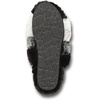 image:imageVolcom Womens Faux Fur Slide Sandals  CrissCross Strap Slippers with Plush FootbedBlack Puff